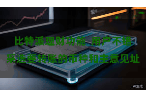 比特派理财功能  用户不错采选要转账的币种和主意见址